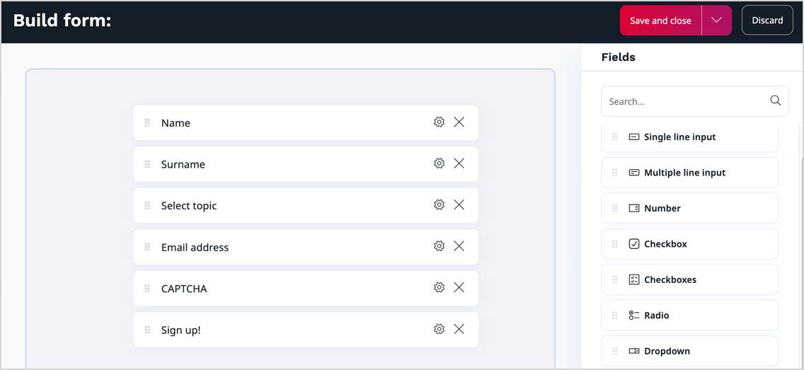 Adding fields to Newsletter Form